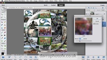 Glass Photo Sphere Photoshop Elements