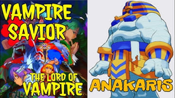 Vampire Savior: The Lord of Vampire - ANAKARIS [Arcade Mode]