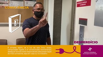 Acenda a consciência e apague o desperdício – Uso consciente do elevador