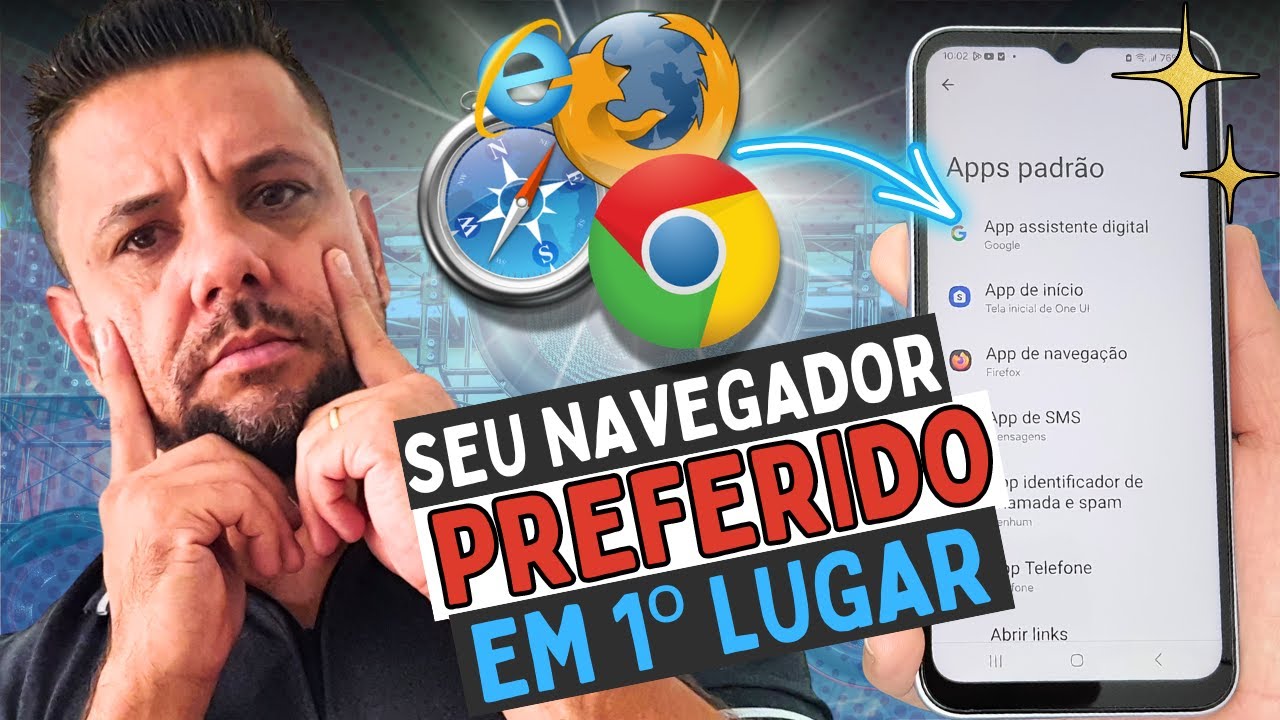 Como ALTERAR O NAVEGADOR PADRÃO no Celular Samsung Galaxy A14 - YouTube
