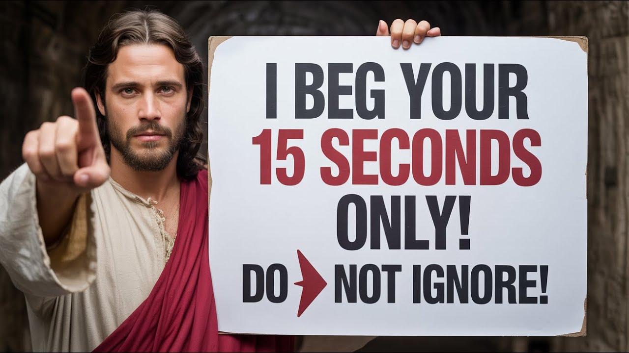 ✝️GOD SAYS: CAN YOU GIVE ME 15 SECONDS | GODS MESSAGE TODAY | GODS MESSAGE FOR YOU TODAY