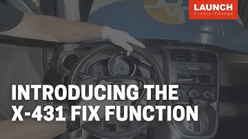X-431 Scanner | Introducing the X-431 FIX function | LAUNCH