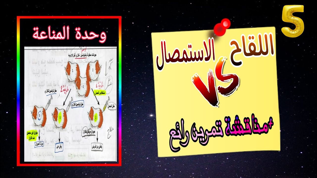 بكالوريا🔥مقارنة بين التلقيح و الاستمصال+ مناقشة تمرين رائع + افكار تتكرر كثيرا فركزوا 😎