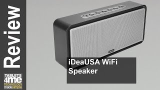 iDeaUSA WiFi Speaker, Bluetooth Speaker, MultiRoom Wireless Speaker Ultimate Entry Level Home