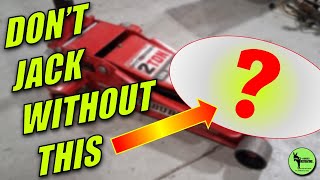 🚫 NEVER Use a Floor Jack Without This Simple Trick!