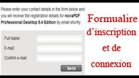 Tutoriel php-mysql(formulaire d