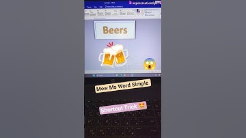 🍻 beers unicode trick in ms word | #supercreationtips #tipsandtricks #msword  #shorts