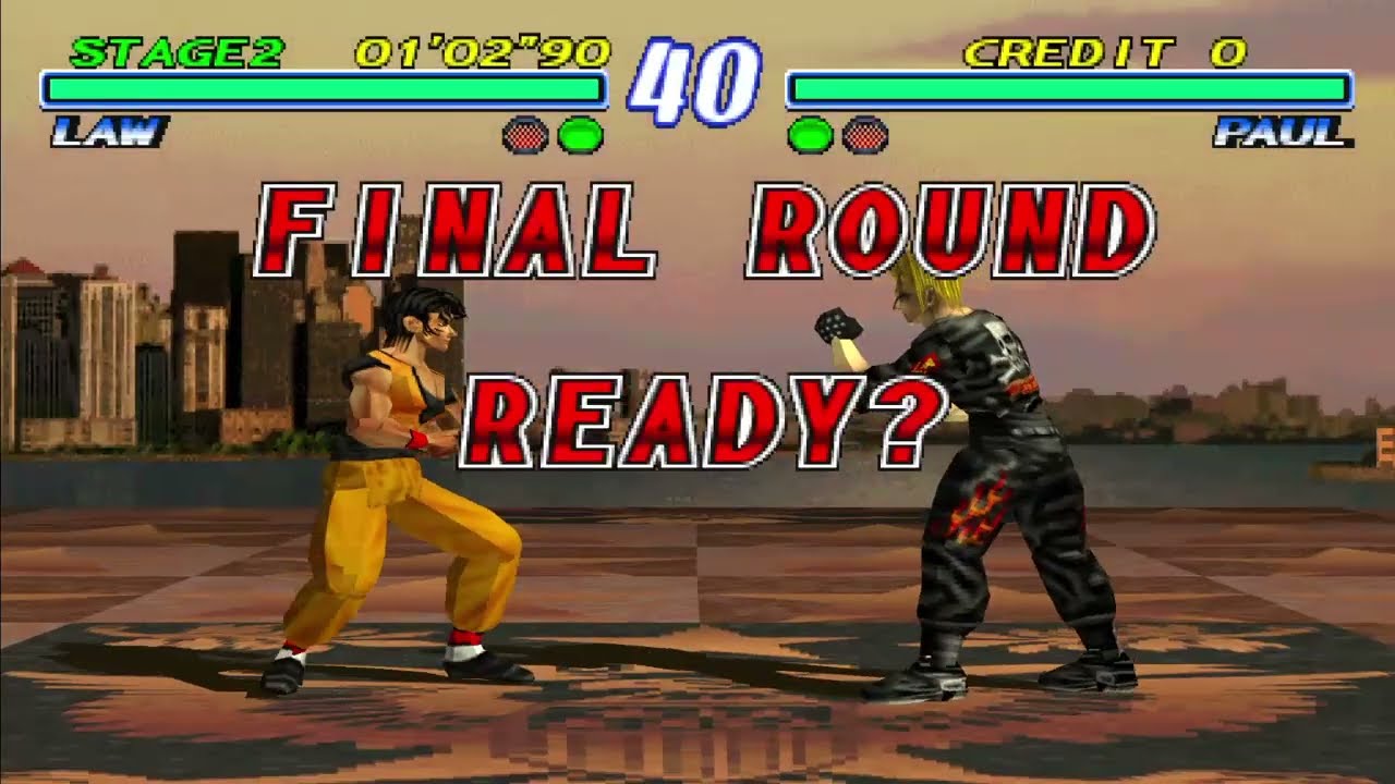 Tekken 2 - Marshall Law arcade mode