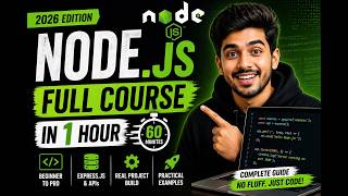 Learn Node.js in 1 Hour ⚡ (Full Course 2026)
