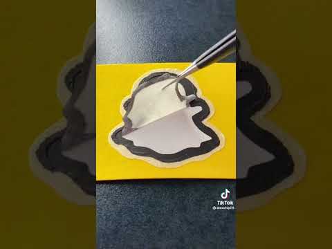 Snap Chat Logo Making With Marker Colors Snapchat Logodesign Color