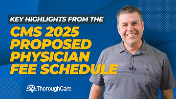 CMS 2025 Proposed Physician Fee Schedule: What You Need To Know