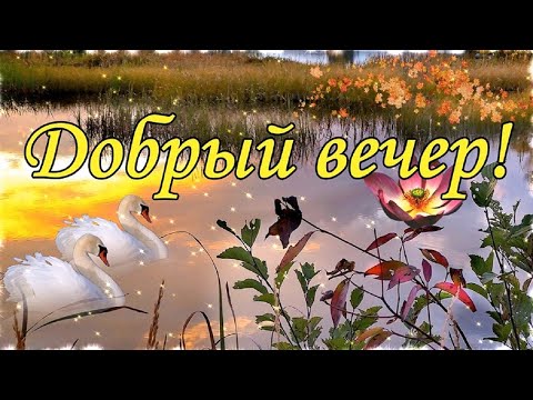 Добрый Вечер! Красивое пожелание Доброго вечера!