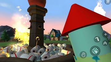 fireworks simulator 3d episode 8: paper firecracker vs fountain filled with paper firecrackers