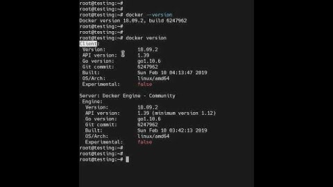 How to check docker version in Ubuntu?