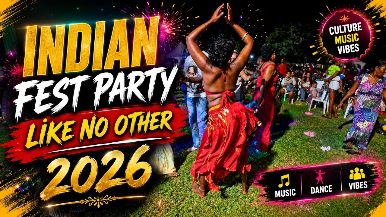 No One Parties Like Indians at This Jamaica Festival 2026 🇮🇳🔥