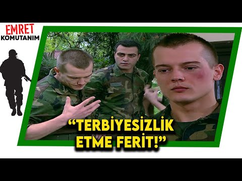 ARIZA HAMZA, FERİT'E FENA BİR YUMRUK ATIYOR | Emret Komutanım