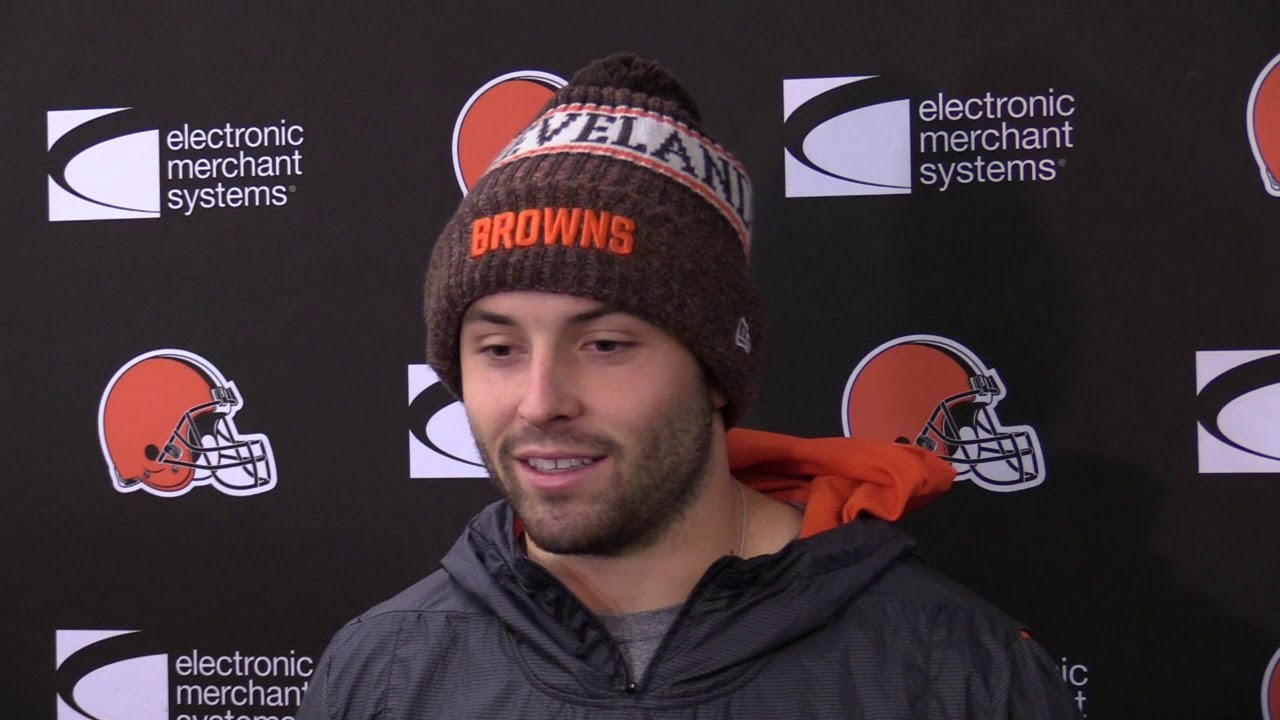 baker mayfield browns hat