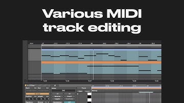 How to edit multiple MIDI clips in Ableton Live 11 in Ableton Live