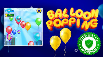 Balloon Popping – Unity Game Source Code | Fun Bubble Shooting Challenge 🎈🎮