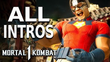 MORTAL KOMBAT 1 Peacemaker All Intros Dialogue Character Banter MK1