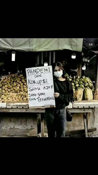 orsng kaya teriak prokes, orang miskin teriak lapar