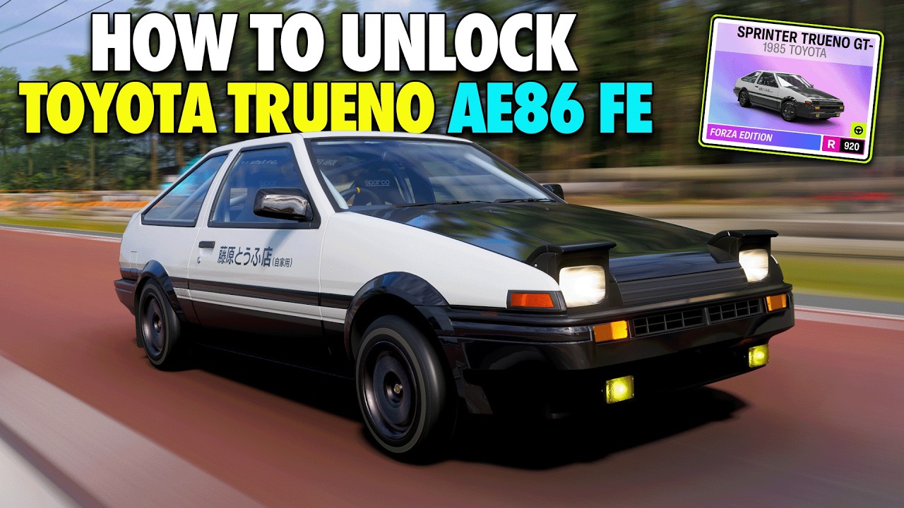 How to get the Toyota Trueno AE86 Forza Edition in Forza Horizon 6