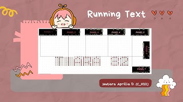 UAS Praktikum Elektronika Digital | Running Text