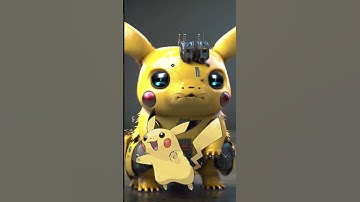 Pokemon Characters in Robot Version #shorts