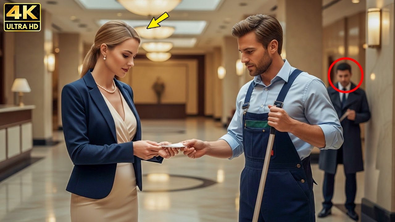 Single Dad Secretly Worked as Janitor — CEO Slipped Him a Note That Stopped Him Cold