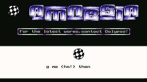 (AMN) Amnesia Intro 19 ! Commodore 64 (C64)