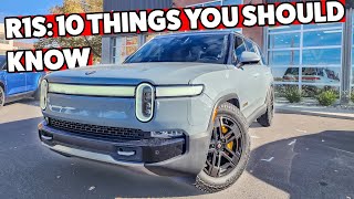 10 THINGS you SHOULD KNOW about the RIVIAN R1S! Is it the BEST 3-ROW ELECTRIC SUV??
