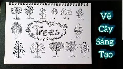 Rừng Cây Rậm Rạp| Cách Vẽ cây Đơn Giản Và Sáng Tạo| Học Vẽ Thật Là Vui