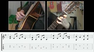 Little Country Song, exercise, with tabs and slices