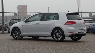 Volkswagen New Golf Gp 18 R Line White Silver 17 Inch Sebring Walk Around Inside Detail Youtube