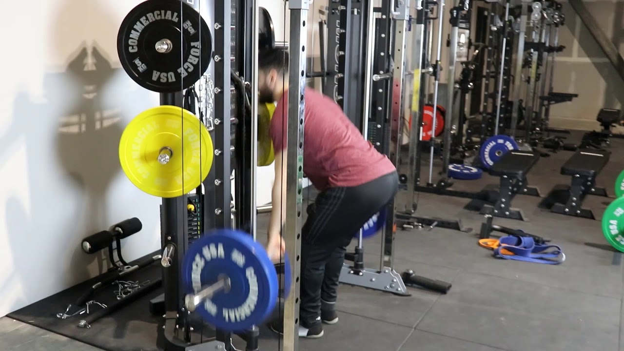 Force USA Monster G12 Smith Machine RDLs & Shrugs YouTube