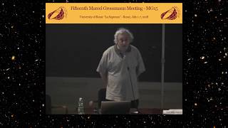 Plenary Lecture of Prof. Malcolm J. PERRY  at MG15 - Rome, July 2018 screenshot 5