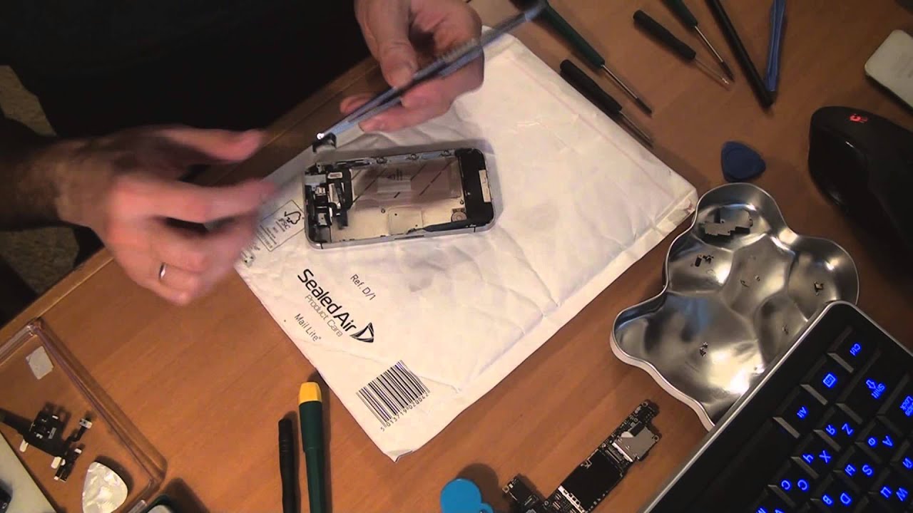 Ремонт iPhone 4S - YouTube