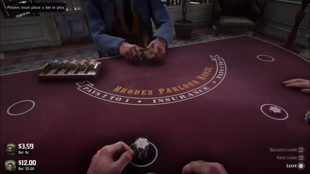 Red dead redemption 2 Blackjack YouTube