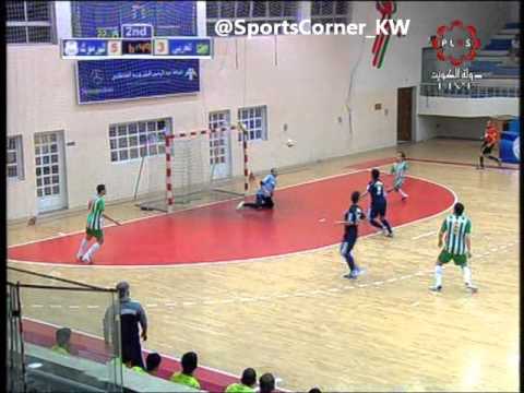 دوري الصالات 2013 العربي 5 اليرموك 5 الملخص