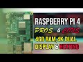 Raspberry Pi 4 Review : A Powerfull New Pi 4GB Ram,Dual Display & Heating Issue!