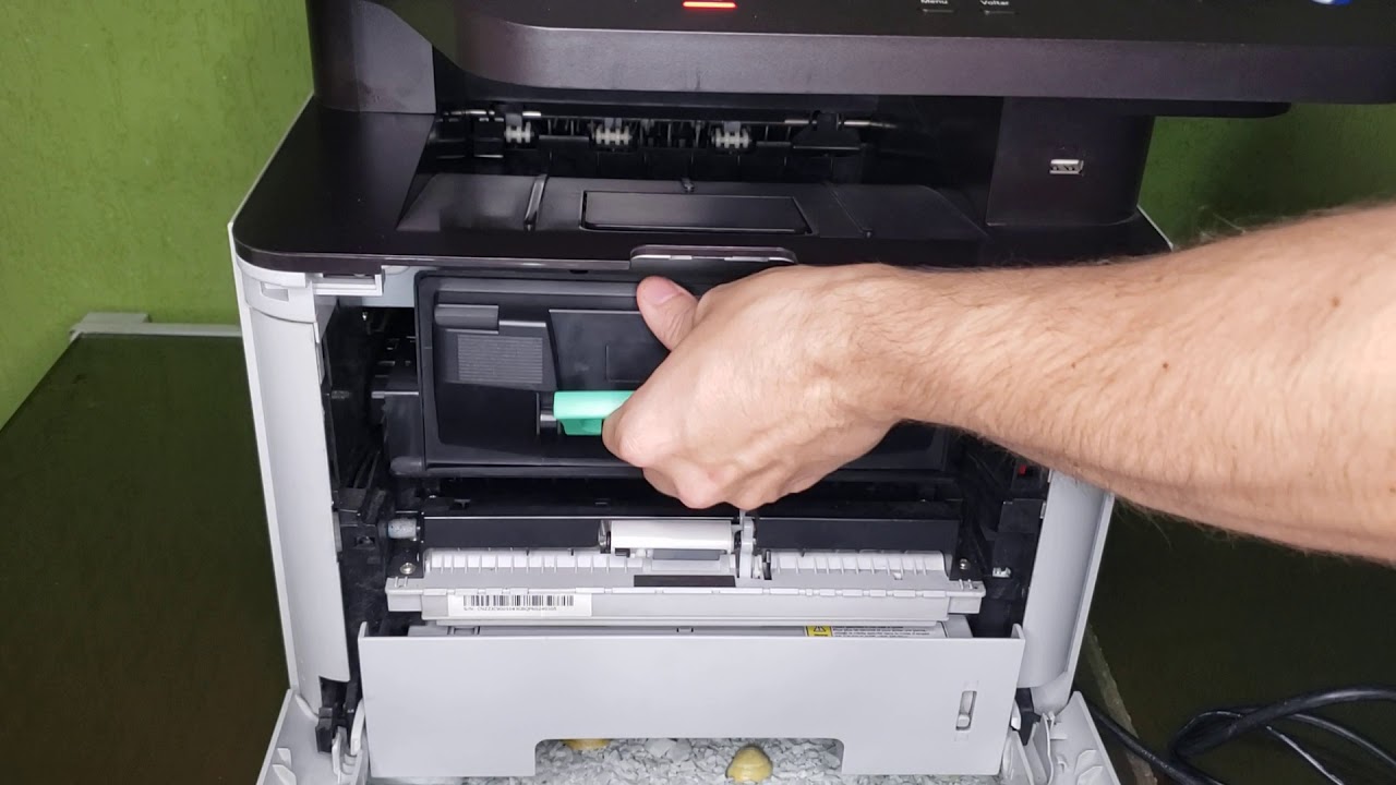 Como trocar o toner da impressora Samsung 4070