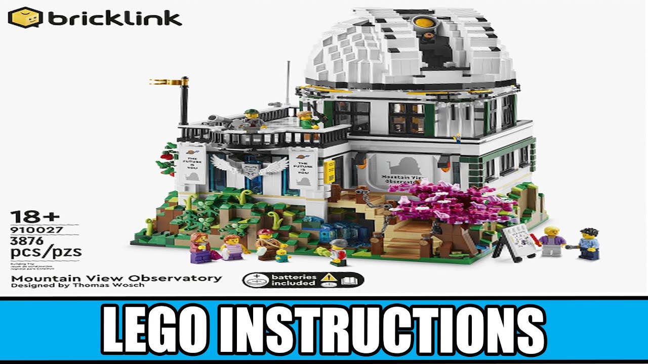 LEGO Instructions | Bricklink | 910027 | Mountain View Observatory