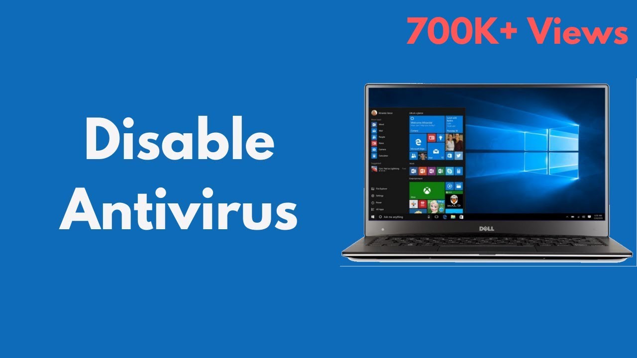 ปิด avast windows 10  Update 2022  How to Disable Antivirus on Windows 10 UPDATED | Turn Off Antivirus on Windows 10