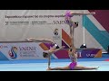 One hand cauchuck from the hungarian jasmin kiraly at the varna  2023 european  championship