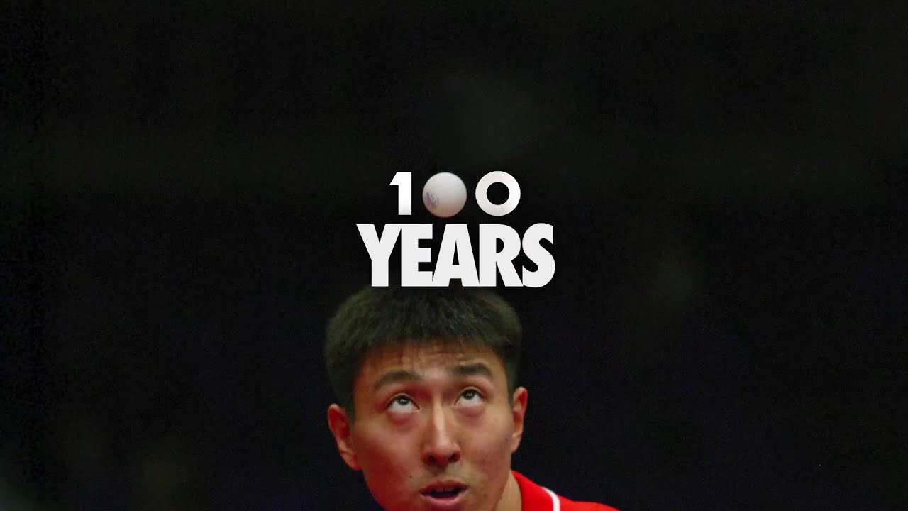 100 Years of Table Tennis in 100 Seconds