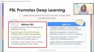 Teach Smarter With PBL | Project Based Learning In the Age of AI