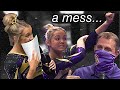 the LSU Gym 101 was a mess...