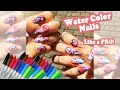 Press On Nails | Nail Design Tutorial | How To: Watercolor Nails