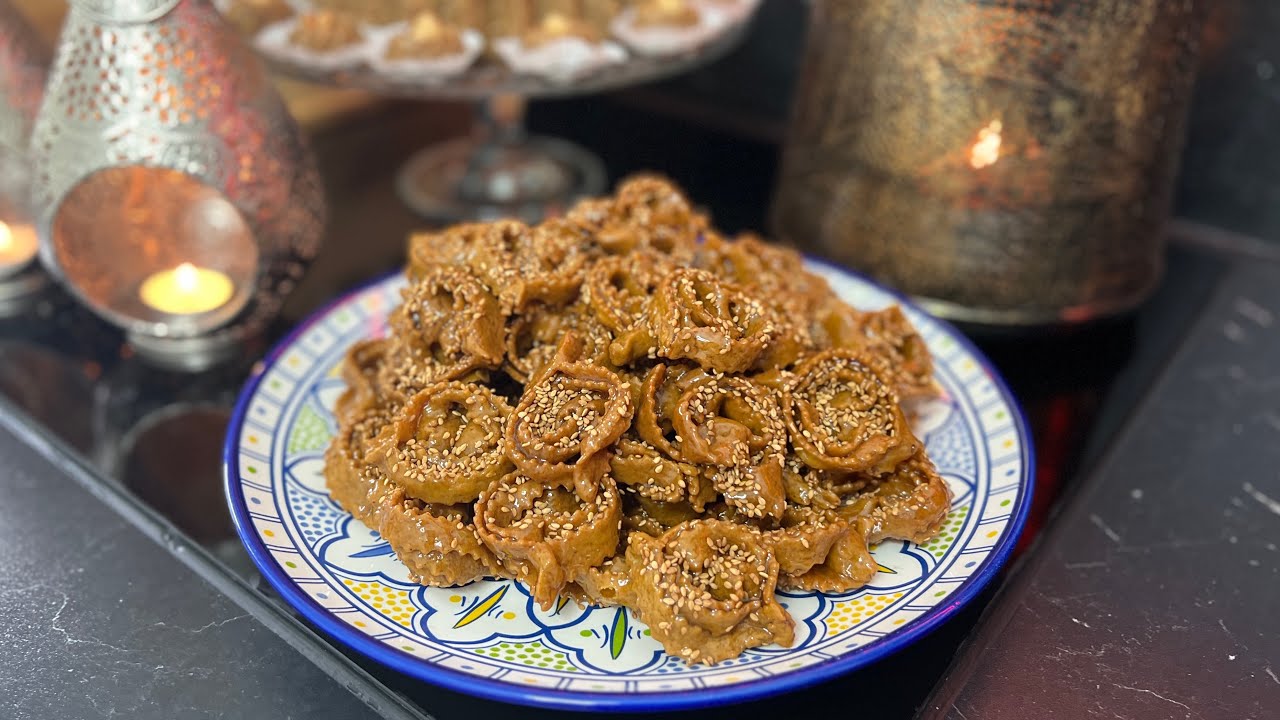 اروع #شباكية  بدون دلك #هشيشة  معلكة مع اسهل طريقة لتشباك - chabakia#