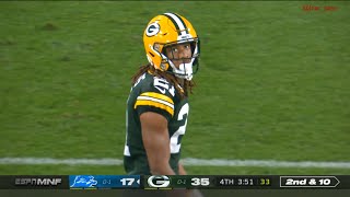 Eric Stokes breaks up three passes, two of them on 4th down